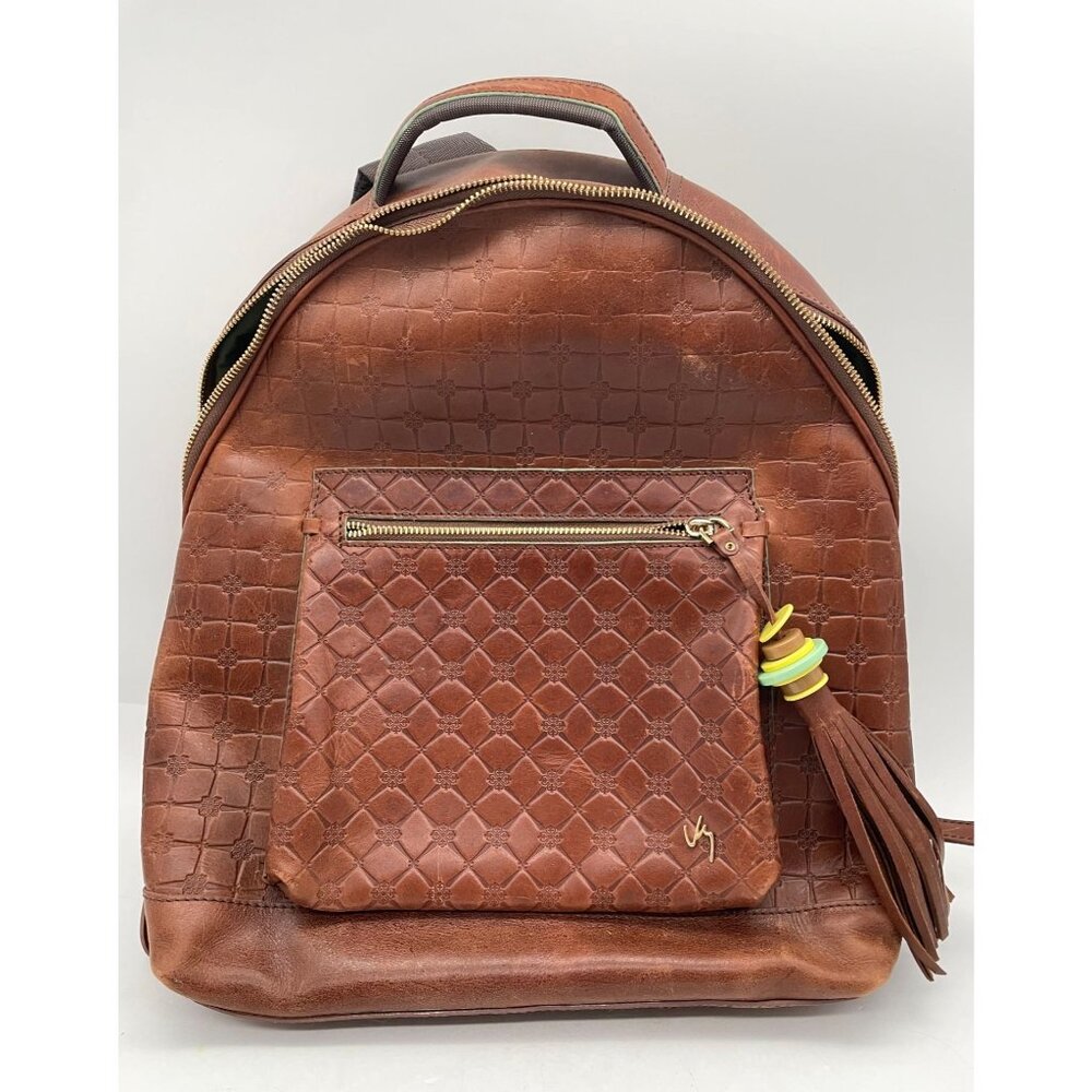 Vtg. Velez Genuine Leather Backpack